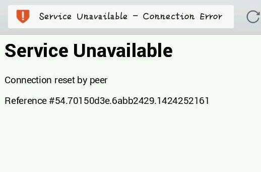 Servic来自e Unavailable翻译中文是什么意思啊？