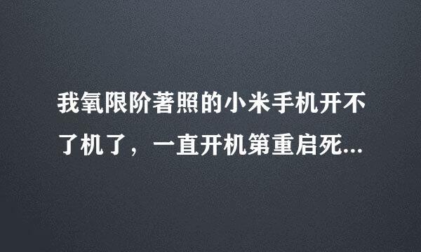 我氧限阶著照的小米手机开不了机了，一直开机第重启死循环怎么办？