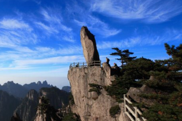 黄山奇石的来自名称带图片