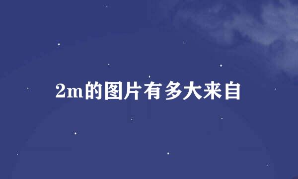 2m的图片有多大来自