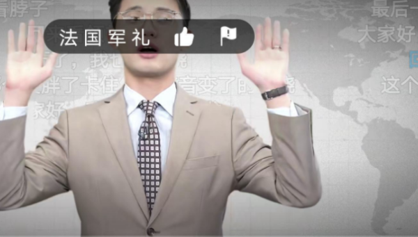 法国双来自手军礼什么梗？