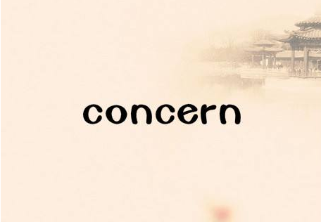 请详细介绍一下concern作形容词的用法。谢谢