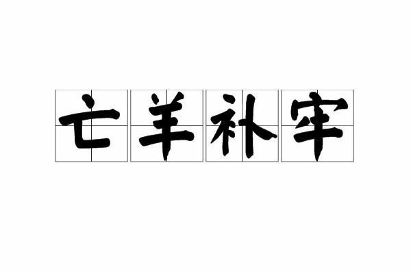 亡羊补记离讲钱破牢打一动物