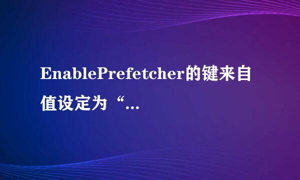 EnablePrefetcher的键来自值设定为“4”是什么意思