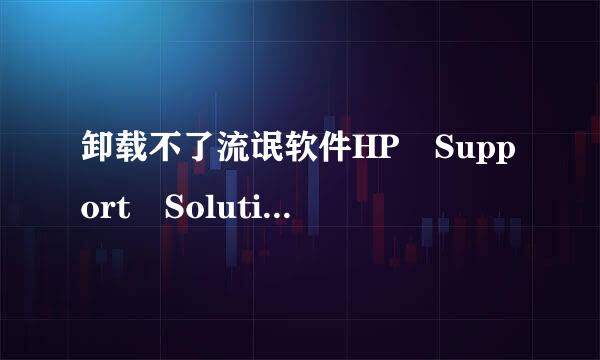 卸载不了流氓软件HP Support Solutions Framework咋整