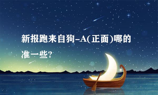 新报跑来自狗-A(正面)哪的准一些?