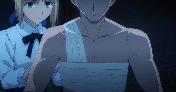 求Fate stay night 游戏里补魔截图