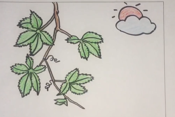爬山座践的同虎的简笔画怎么画？