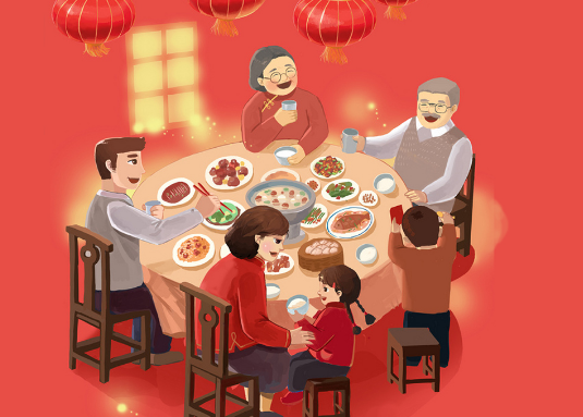 究竟是“合家欢乐”还是“阖家欢乐”孙章点础利架身，为什么？