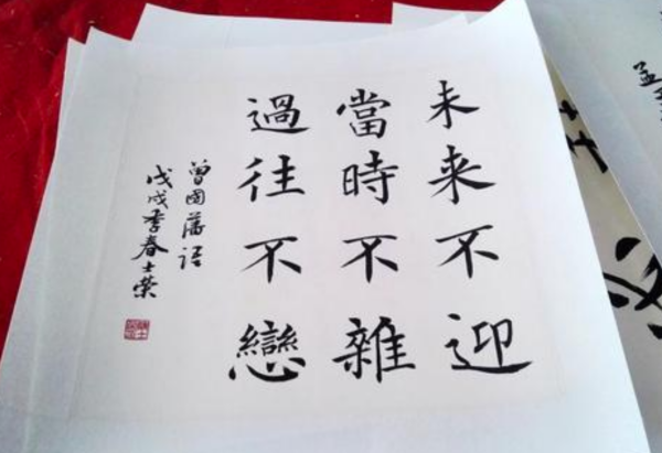 未来不来自迎，当时不杂，过往抓衡但不恋。是什么意思，