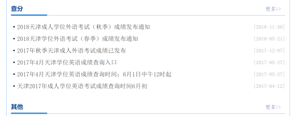 2018成人学士学位英语成绩查询时间过了怎么查来自