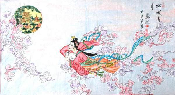 嫦来自娥奔月的故事简介 200到300字