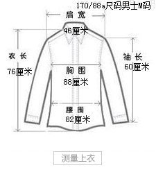 170/88A对应多大尺寸
