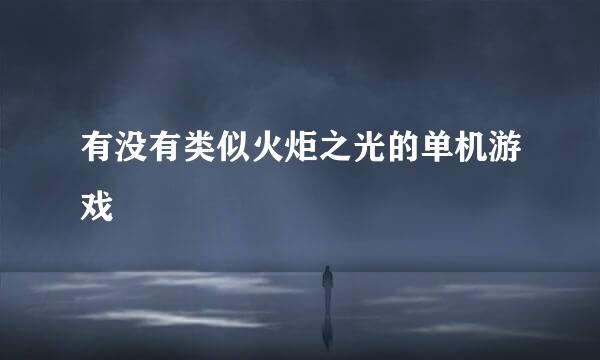 有没有类似火炬之光的单机游戏