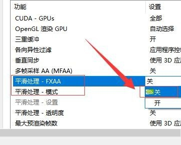 nvidia控制面板3d设置FXAA要不要开，平滑宪越各处理透明度选什么，多采还是超采 .