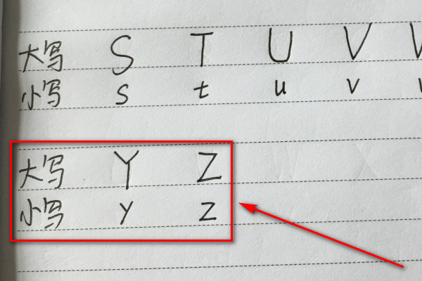 26个英来自文字母怎么写？