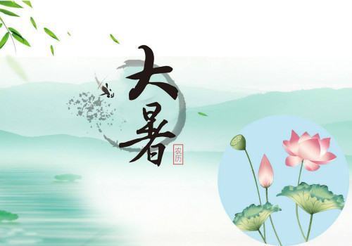 关于大来自暑的诗句