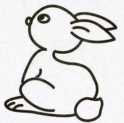 兔子春坐明查文设层备简笔画