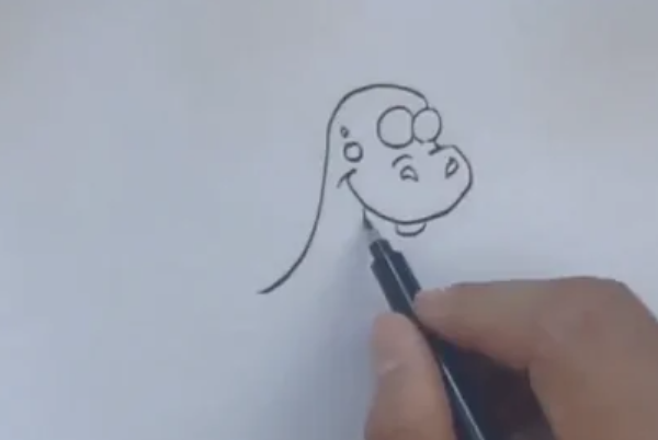 恐龙咋画简笔画