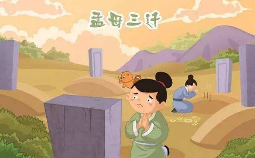 孟来自母三迁的故事