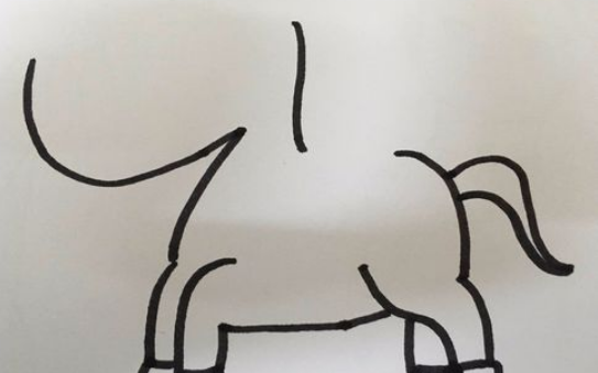 网红独角兽的简笔画怎么画？