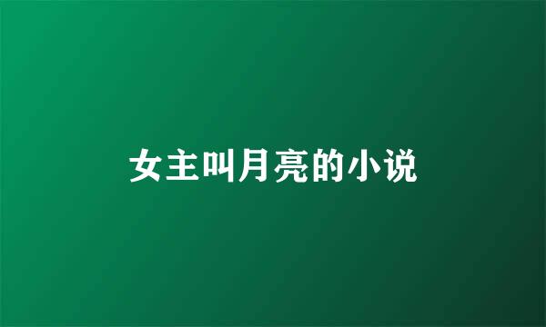 女主叫月亮的小说
