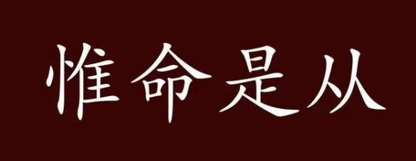 唯命是从句式如何调整