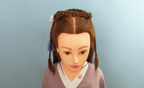 儿童古风头发怎么扎