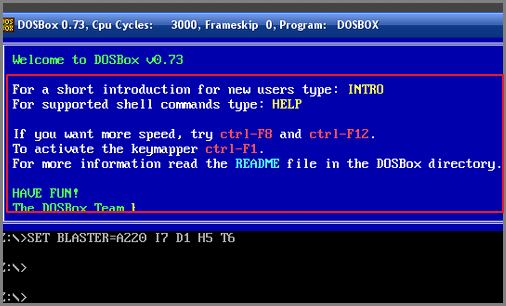 怎样用DosBox直接运行dos游戏