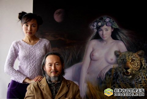 哪里可以看到李壮平李勤父女创作的东方神女山鬼系列油画？
