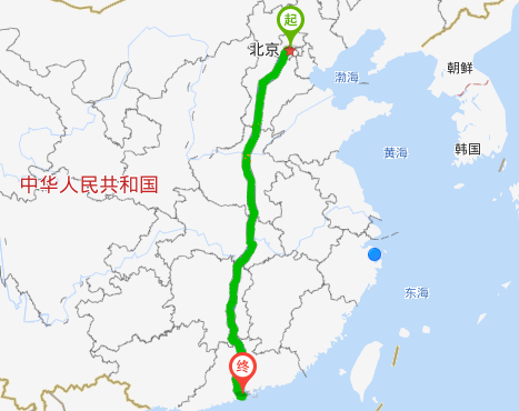 105国道从哪到哪的