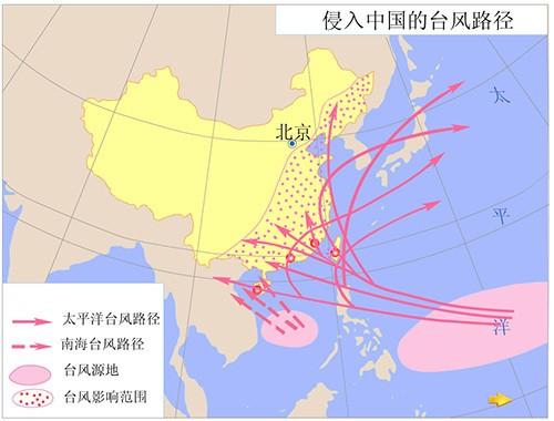 台风对我国的影响范围是什么？