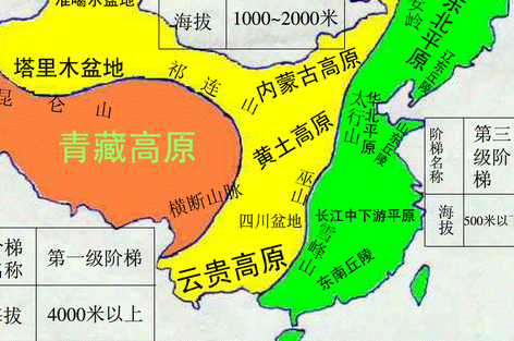 华北平原和东南丘陵在哪