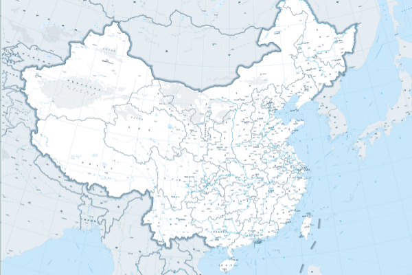 春秋战国国地图和现代中国地图相比较