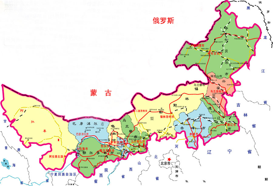 满洲里在中国什么地方
