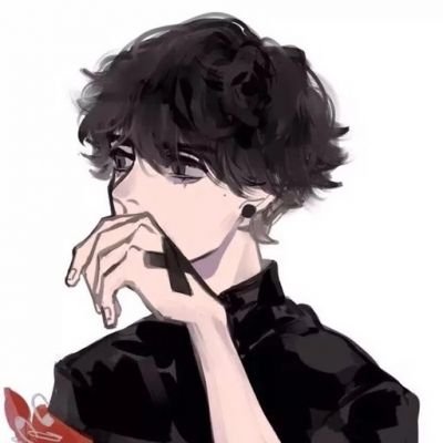 求帅气嗜血动漫男图，最好背景是黑色或血色的要霸气冷酷