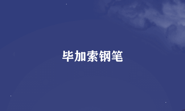毕加索钢笔