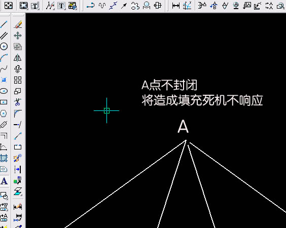 CAD为什么一填充图形就 死机啊 CAD 就不管用 说是无响应怎么回事