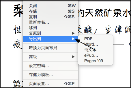 如何在iphone上将pages转化成word