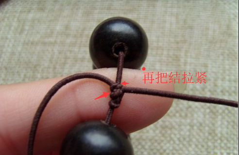 手串收尾打死扣不露结