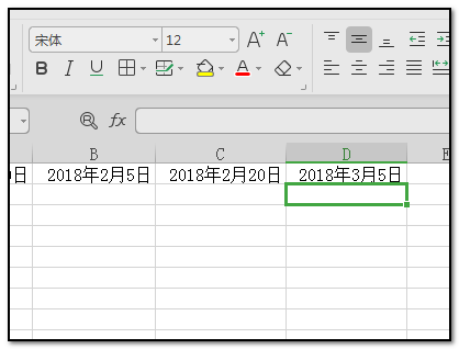 Excel中的日期如何可以按月递增？