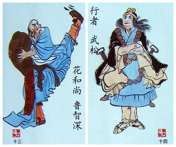 武松和鲁智深的性格特点的异同