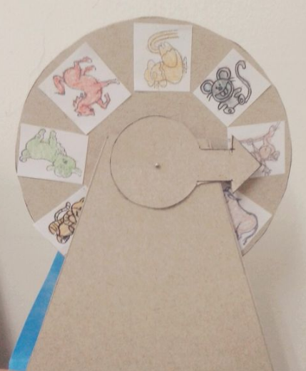 幸运大转盘制作方法