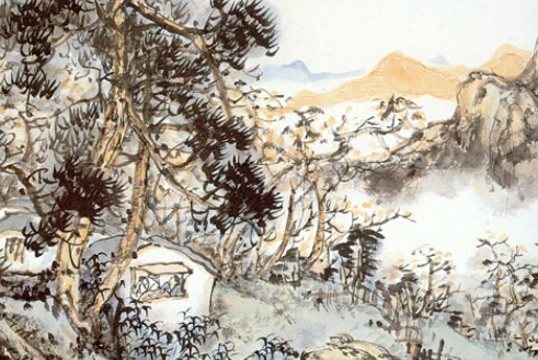 青山郭外斜的斜是什么意思