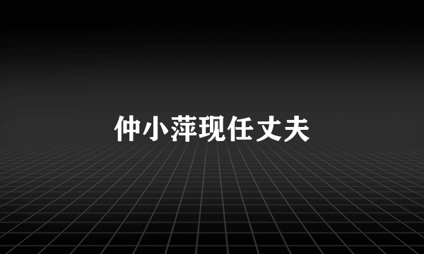仲小萍现任丈夫
