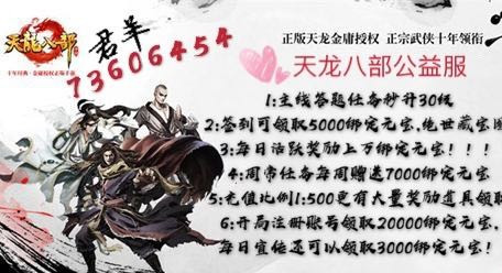 跪求天龙八部公益服发布网。或者给力的！要真四孔那种~