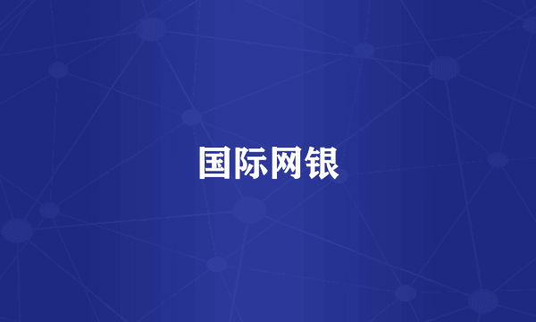 国际网银