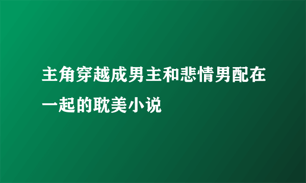 主角穿越成男主和悲情男配在一起的耽美小说