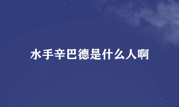 水手辛巴德是什么人啊