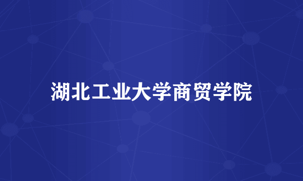 湖北工业大学商贸学院